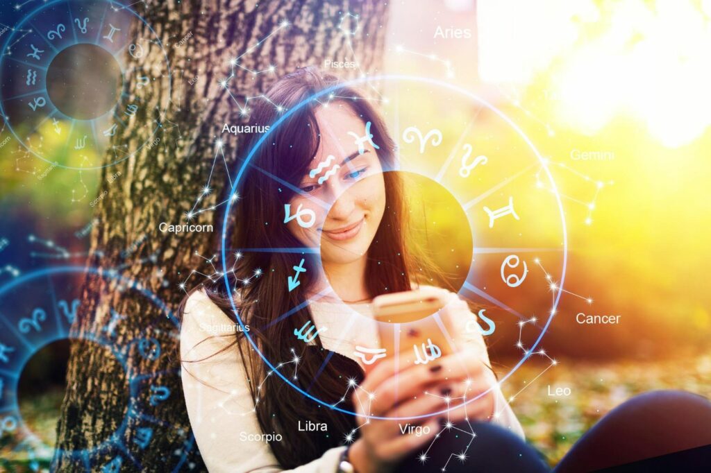 Femme au téléphone voyance