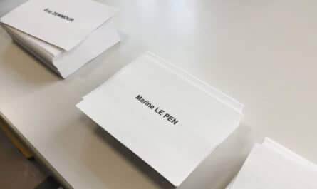 bulletin de vote marine le pen