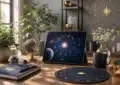 Calendrier hebdomadaire avec symboles astrologiques et prévisions