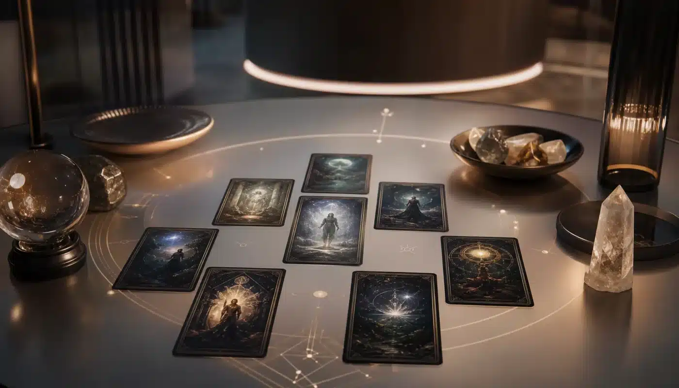 Cartes de tarot et symboles pour explorer l'avenir professionnel