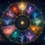 Diagram des 12 maisons astrologiques et leur influence quotidienne