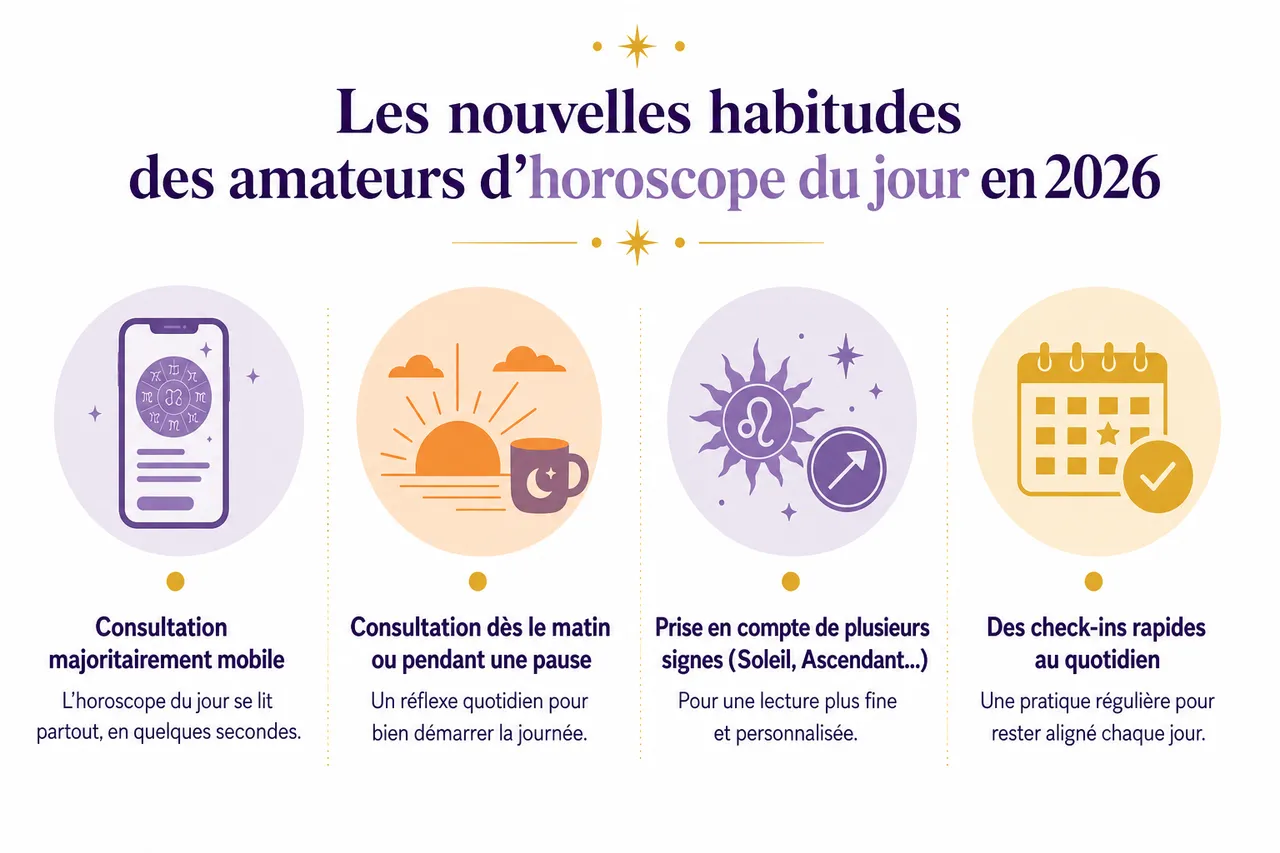 Comment maximiser les bénéfices de votre horoscope du jour , Les nouvelles habitudes des amateurs d’horoscope du jour en 2026