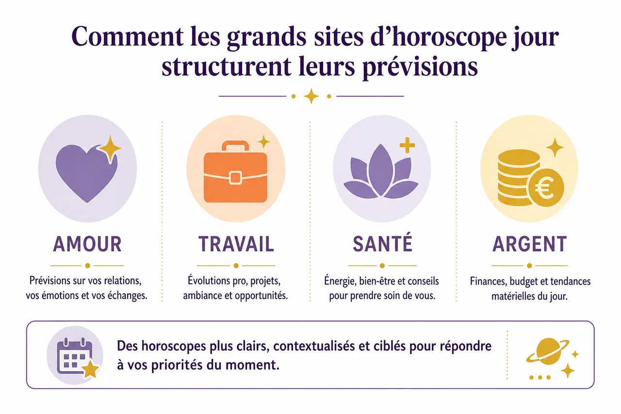 Les pièges à éviter lors de la lecture de votre horoscope du jour , Comment les grands sites d’horoscope jour structurent leurs prévisions