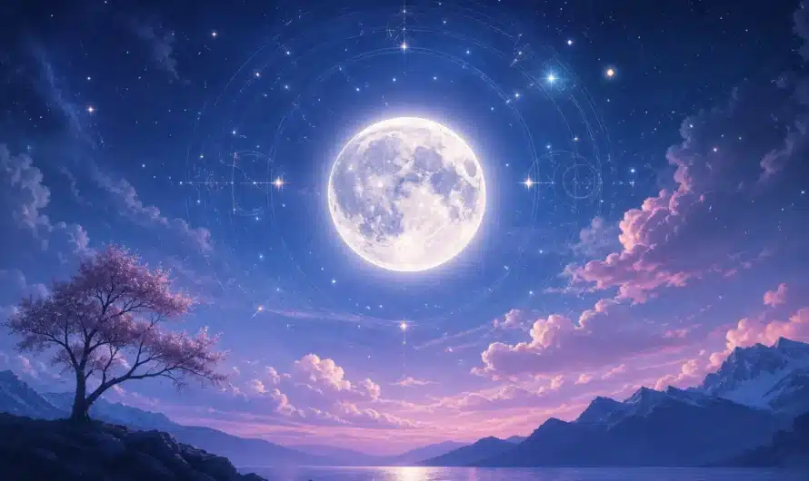 Lune en astrologie influençant émotions et relations humaines