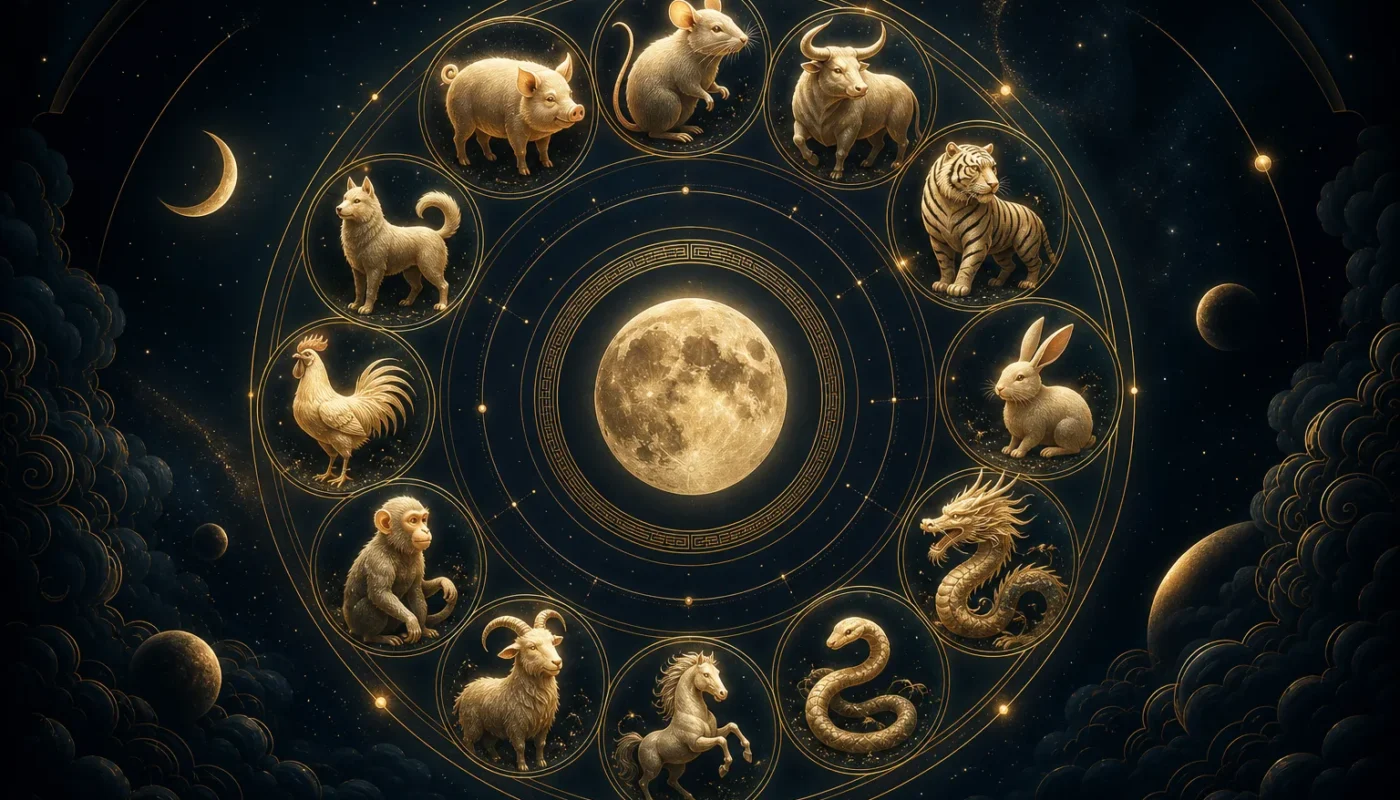 Symboles de l'astrologie chinoise et destin zodiacal chinois