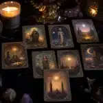 Tarot amour et doutes relationnels avec cartes et symbole