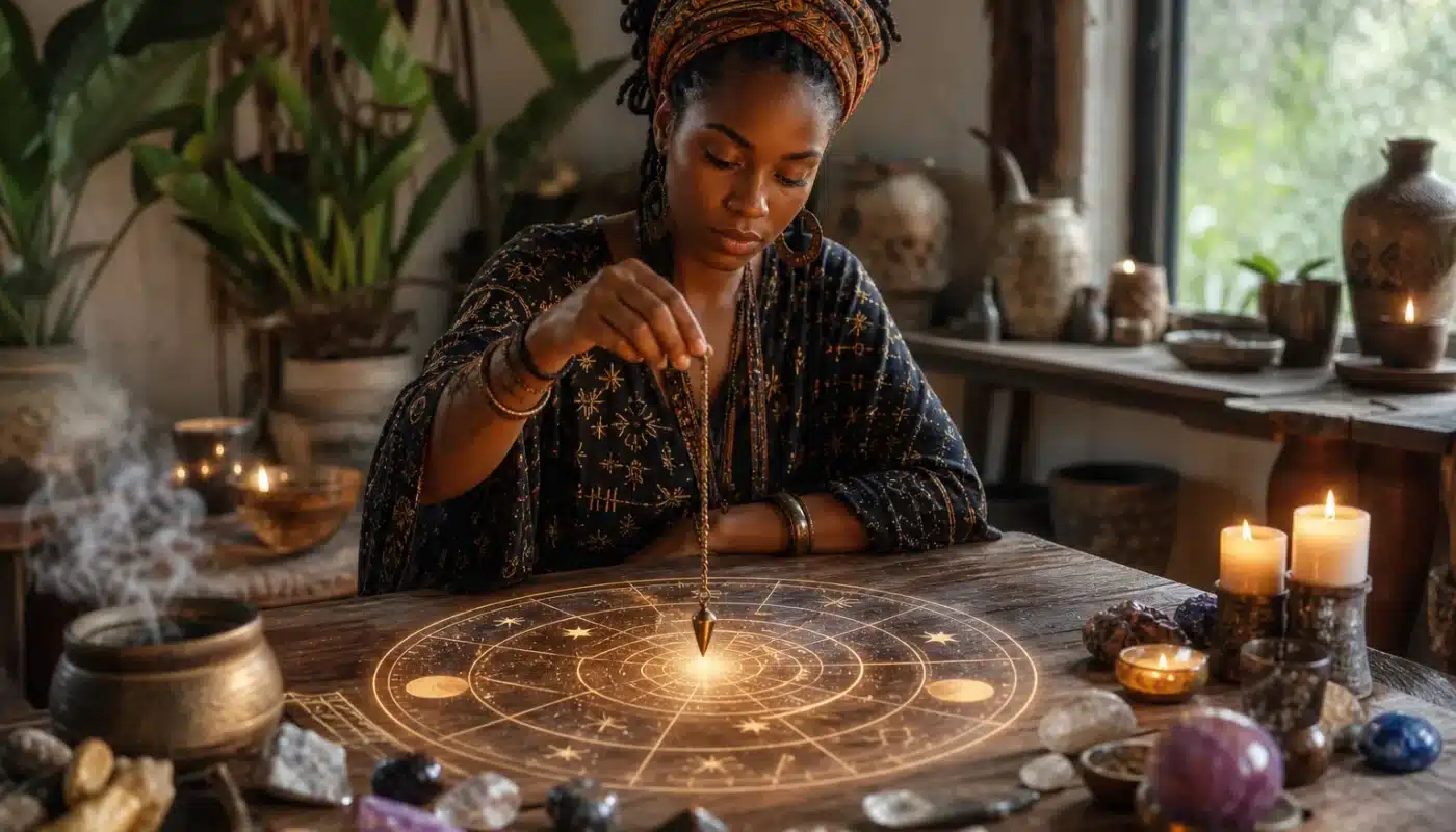 Pendule divinatoire avec guide étape par étape pour éviter erreurs