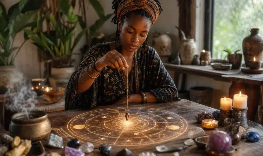 Pendule divinatoire avec guide étape par étape pour éviter erreurs